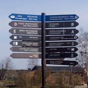 Yksilölliset opastekyltit